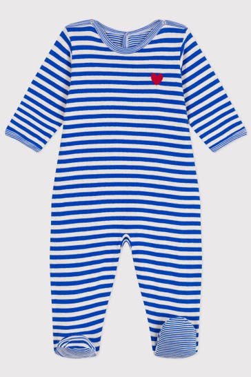 PETIT BATEAU Strampler gestreift