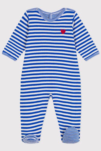 PETIT BATEAU Strampler gestreift