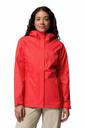 COLUMBIA Regenjacke 'Pouring Adventure™ III' neonrot
