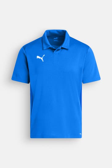 PUMA Polo-Shirt 'teamGOAL' azurblau