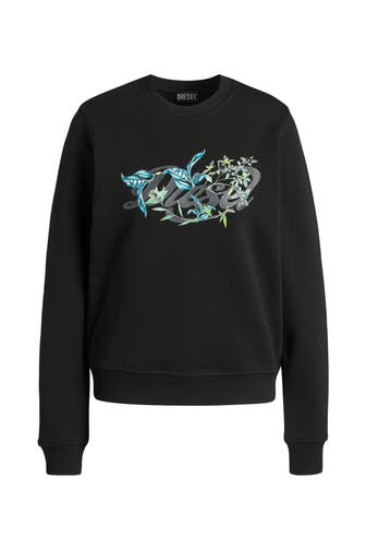 DIESEL Sweatshirt schwarz