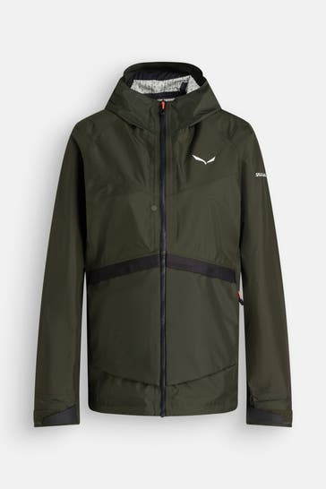 SALEWA Outdoorjacke 'Puez PTX' waldgrün