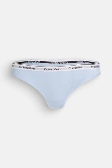 CK UNDERWEAR String hellblau
