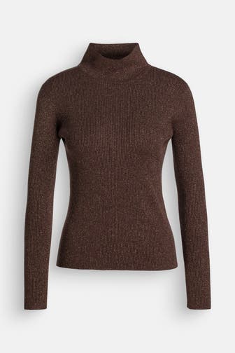 LUISA CERANO Strickpullover dunkelbraun