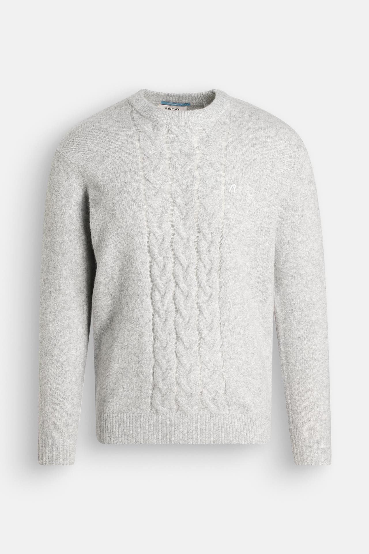 REPLAY Strickpullover hellgrau, Bild 1