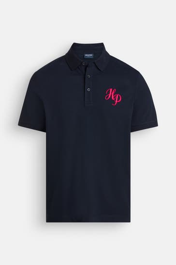 HECHTER Paris Polo-Shirt schwarzblau