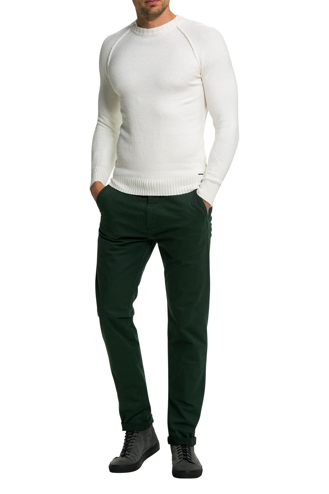 DSTREZZED Strickpullover offwhite, Bild 1