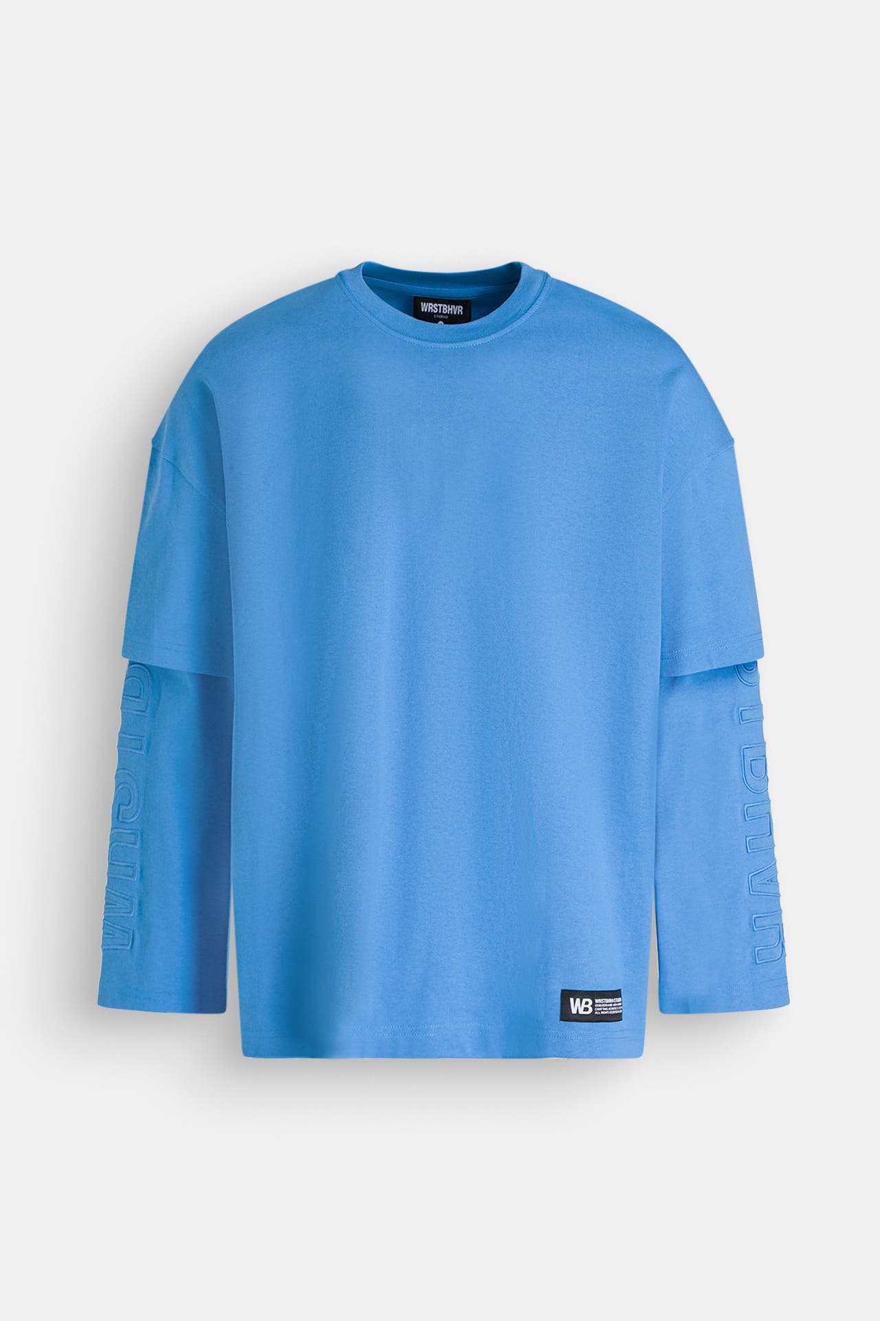 WRSTBHVR Longsleeve 'Mavo' azurblau, Bild 1