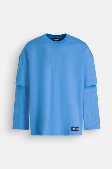 WRSTBHVR - Longsleeve 'Mavo' azurblau