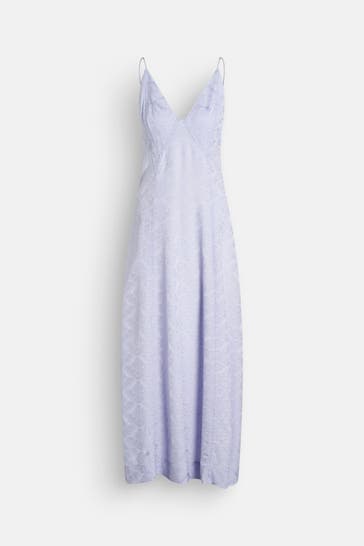 GANNI Kleid flieder gemustert