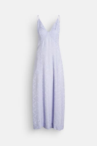 GANNI Kleid flieder gemustert
