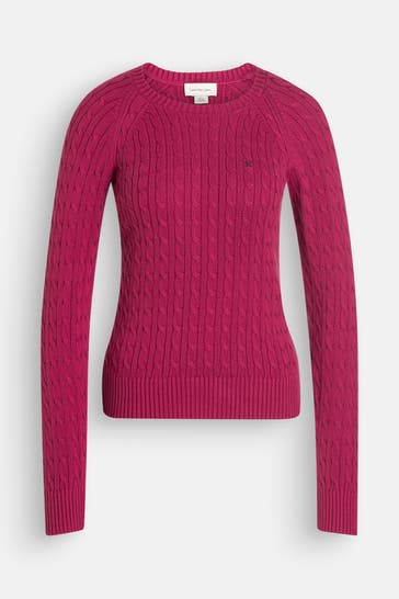 CALVIN KLEIN Strickpullover beere