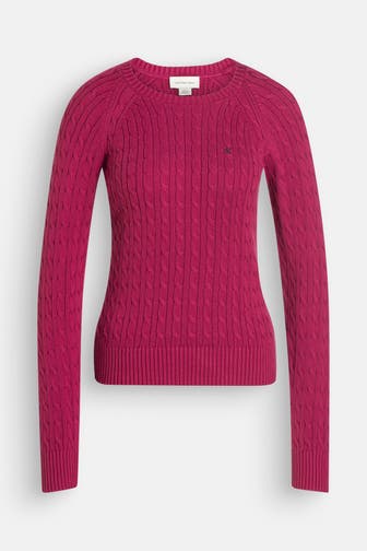CALVIN KLEIN Strickpullover beere