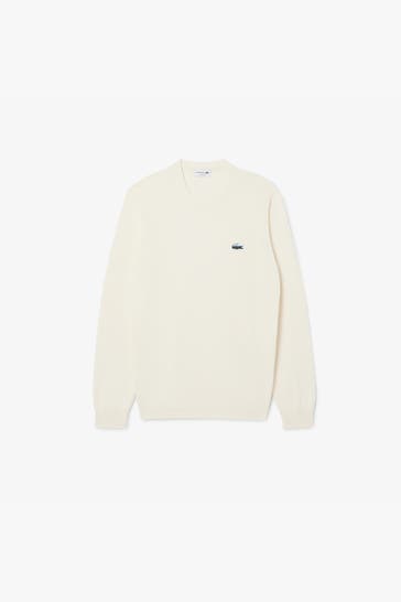 LACOSTE Strickpullover creme
