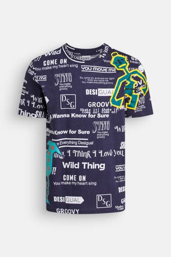 DESIGUAL T-Shirt 'Alex' mehrfarbig