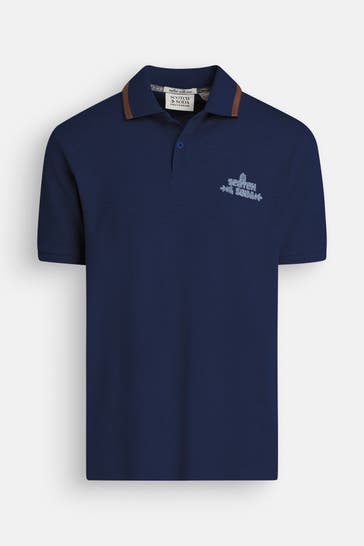 SCOTCH & SODA Polo-Shirt navy