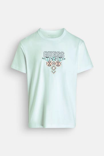 GUESS T-Shirt mintgrün
