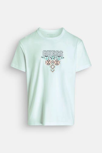 GUESS T-Shirt mintgrün