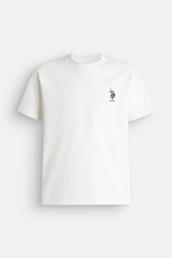 U.S. POLO ASSN. T-Shirt 'Over' weiß