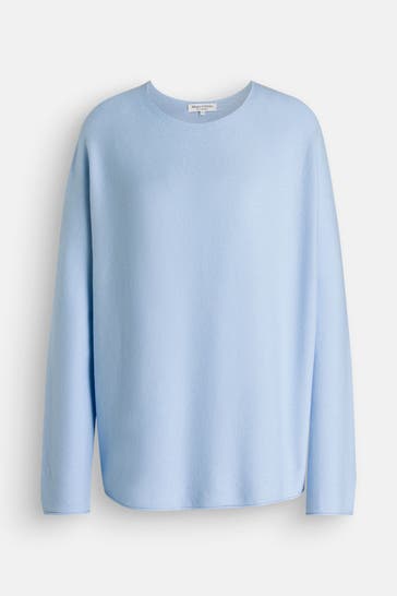 MARC O'POLO Strickpullover taubenblau