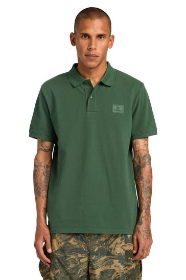 TIMBERLAND Polo-Shirt dunkelgrün