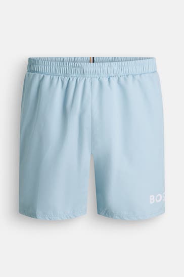 BOSS Badeshorts 'Seal' hellblau