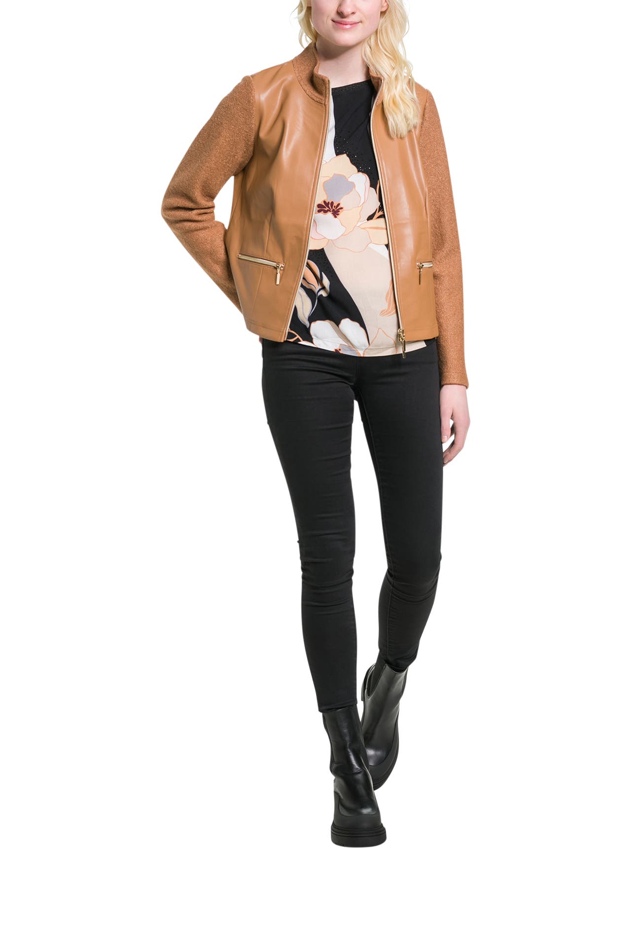 BETTY BARCLAY Kunstlederjacke camel, Bild 1