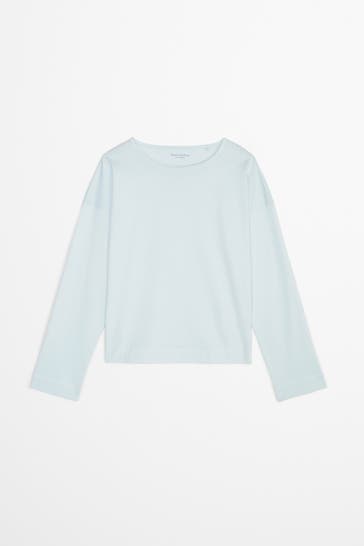MARC O'POLO Longsleeve hellblau