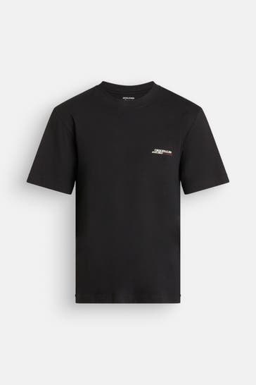 JACK & JONES T-Shirt schwarz