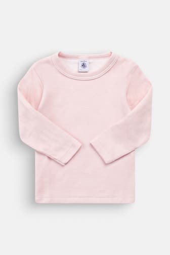 PETIT BATEAU Wollmix-Shirt rosa