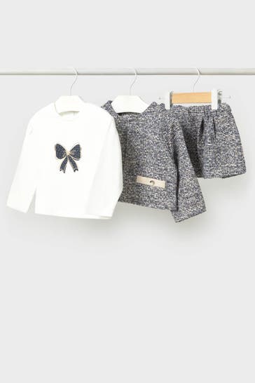 MAYORAL Set: Langarmshirt, Jacke und Rock