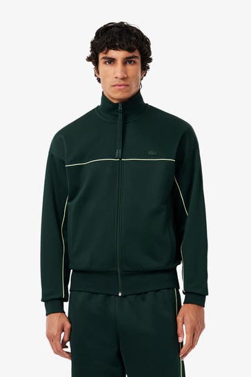 LACOSTE Sweatjacke dunkelgrün