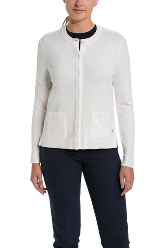 MARC CAIN Strickjacke weiß