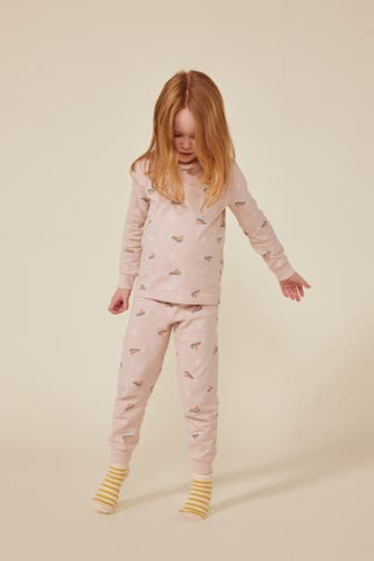 PETIT BATEAU Pyjama gemustert