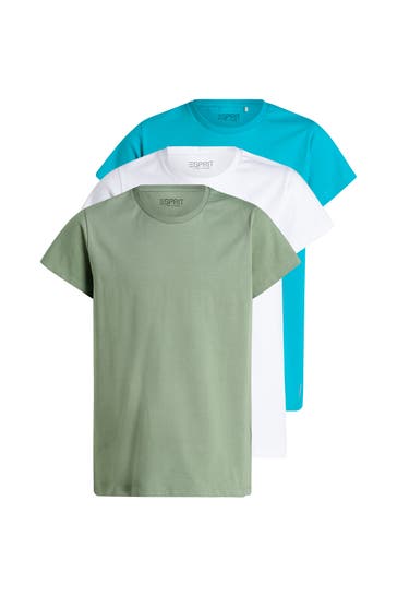 ESPRIT 3er-Pack T-Shirts mehrfarbig