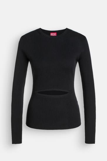 DIESEL Strick-Longsleeve 'Maglia' schwarz