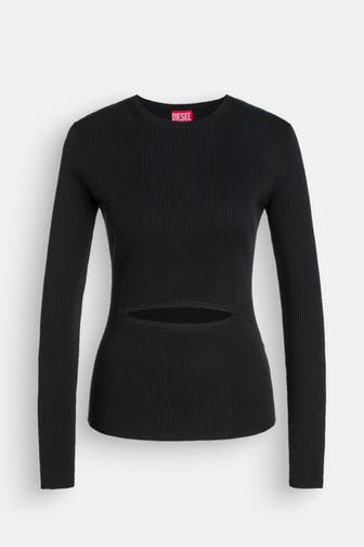 DIESEL Strick-Longsleeve 'Maglia' schwarz