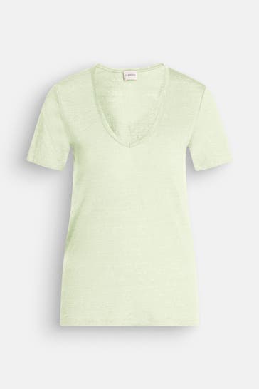 CLOSED Leinen-Shirt hellgrün