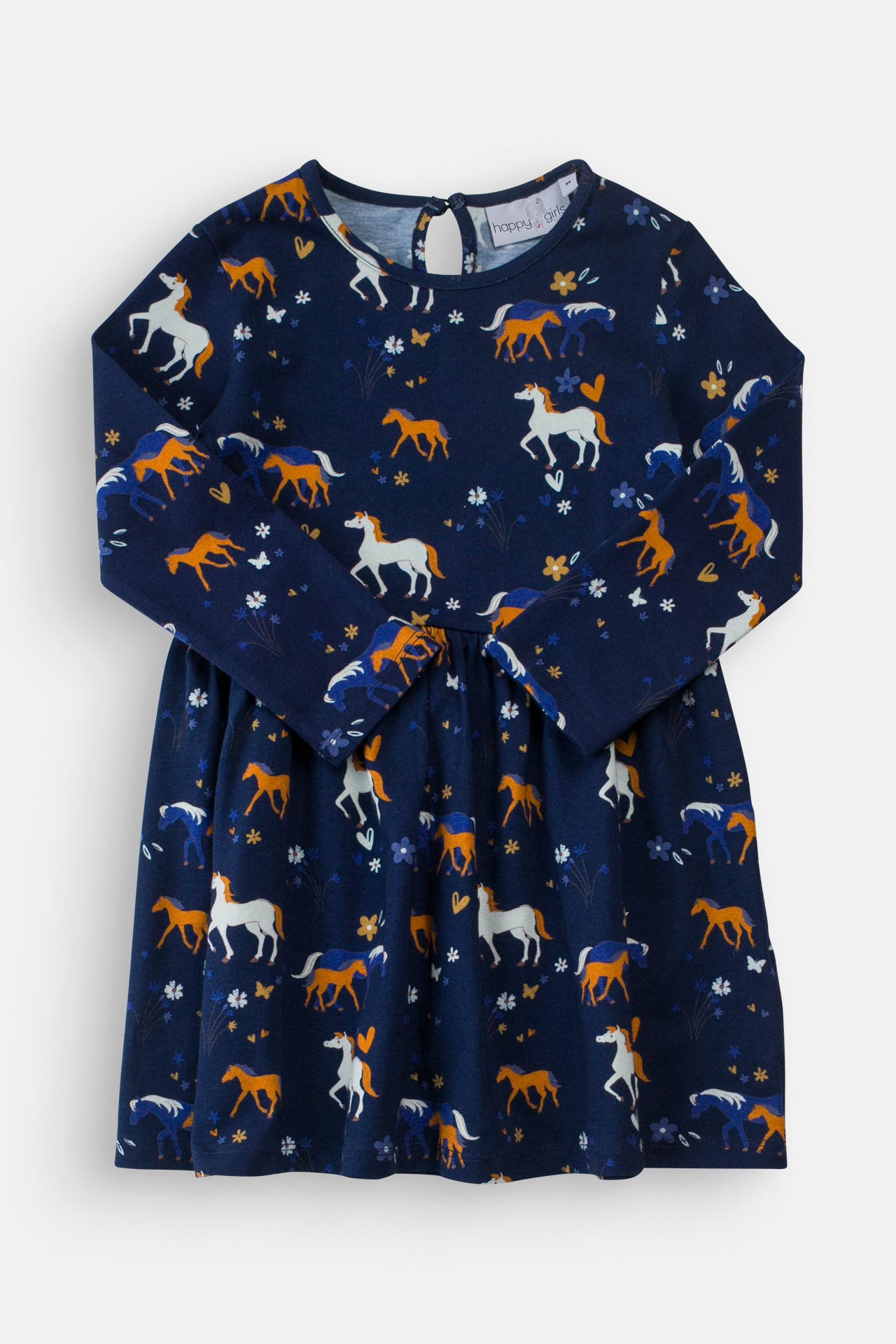 HAPPY GIRLS Kleid blau gemustert, Bild 1