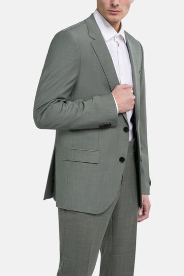 HUGO Wollmix-Sakko grau