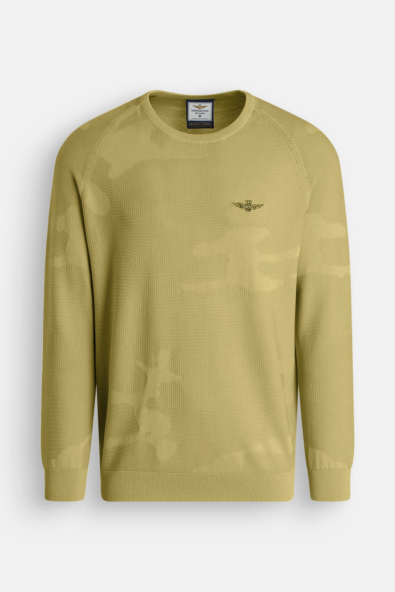 AERONAUTICA MILITARE Strickpullover grün, Bild 1