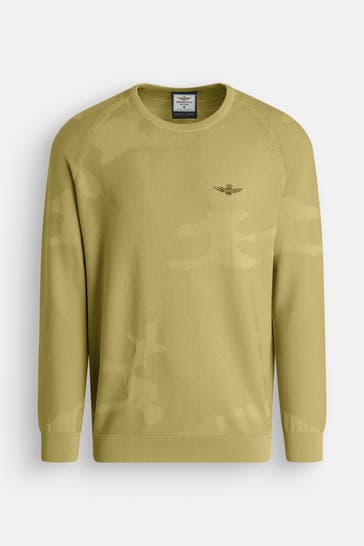 AERONAUTICA MILITARE Strickpullover grün