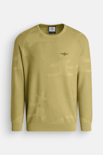 AERONAUTICA MILITARE Strickpullover grün