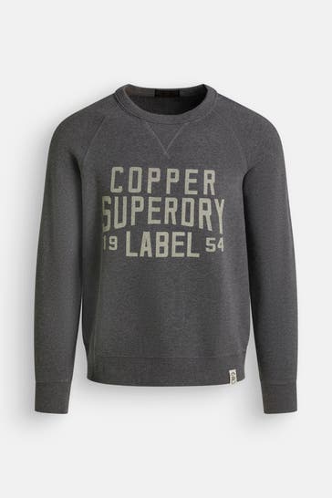SUPERDRY Sweatshirt dunkelgrau