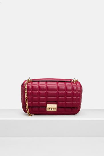 MICHAEL MICHAEL KORS Schultertasche 'Tribeca' weinrot