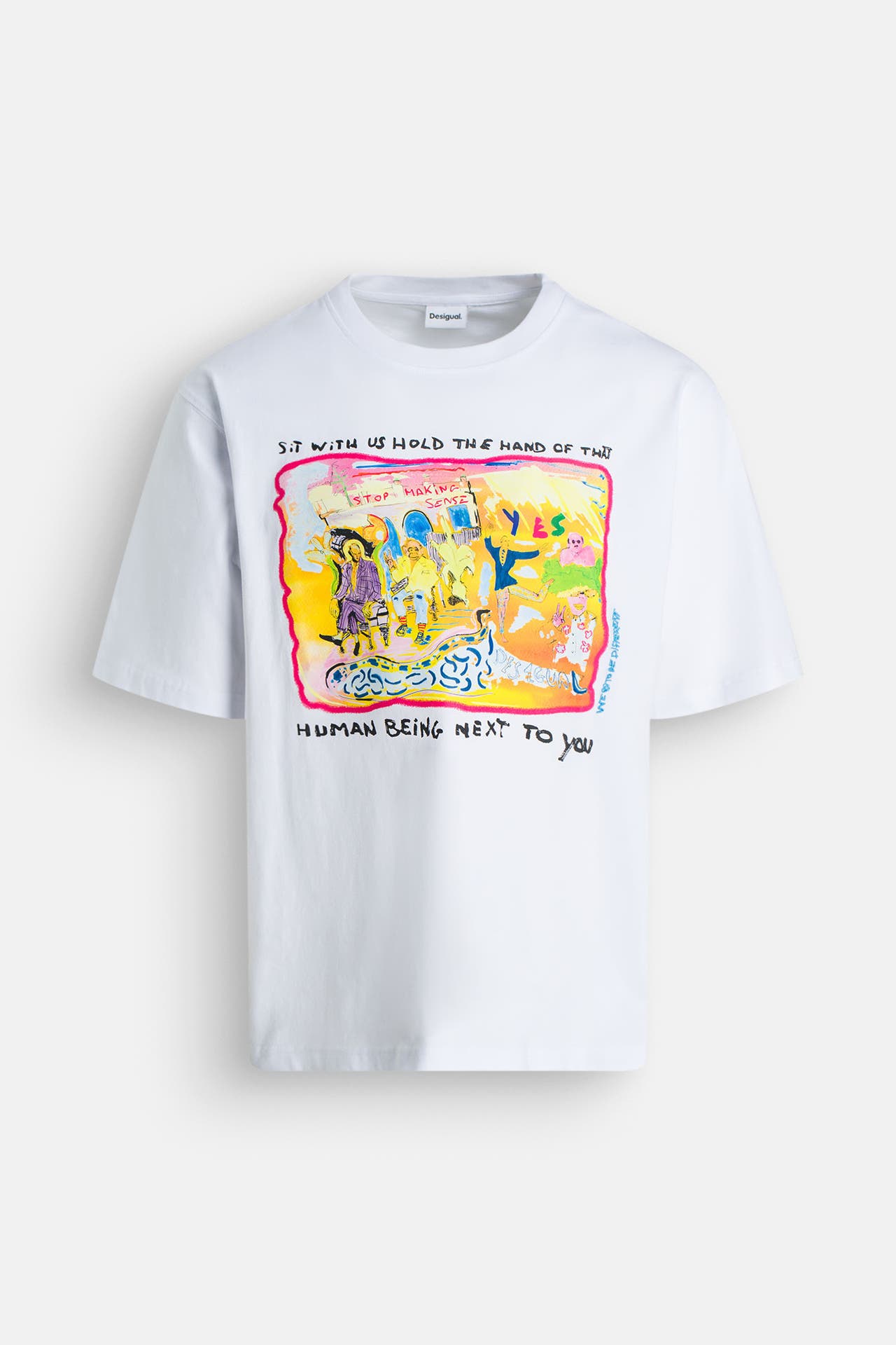 DESIGUAL T-Shirt weiß, Bild 1