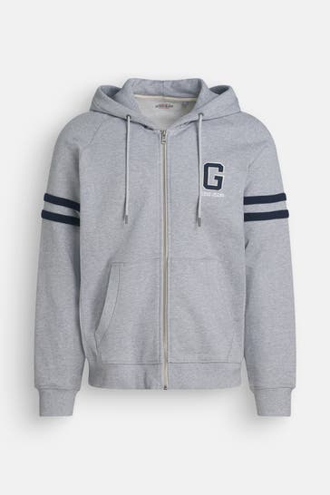 GUESS Sweatjacke grau