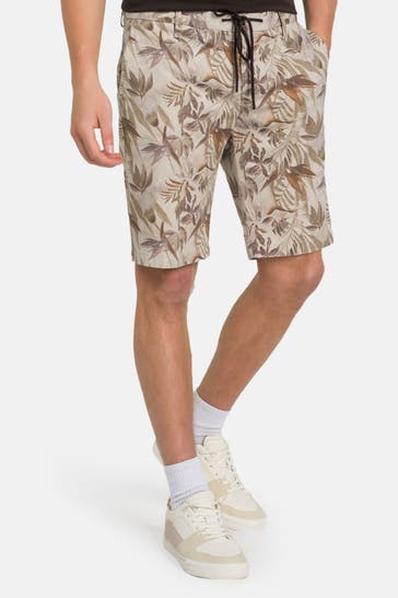ALBERTO Leinenmix-Shorts 'Jump' floral
