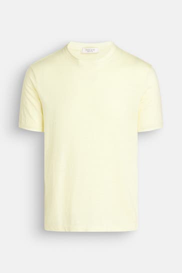 WOOL & CO T-Shirt hellgelb