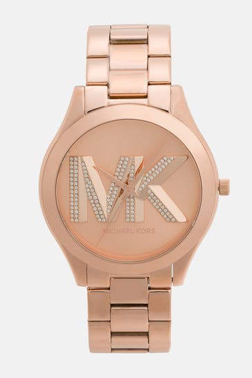 MICHAEL KORS Armbanduhr 'Slim Runway' roségold